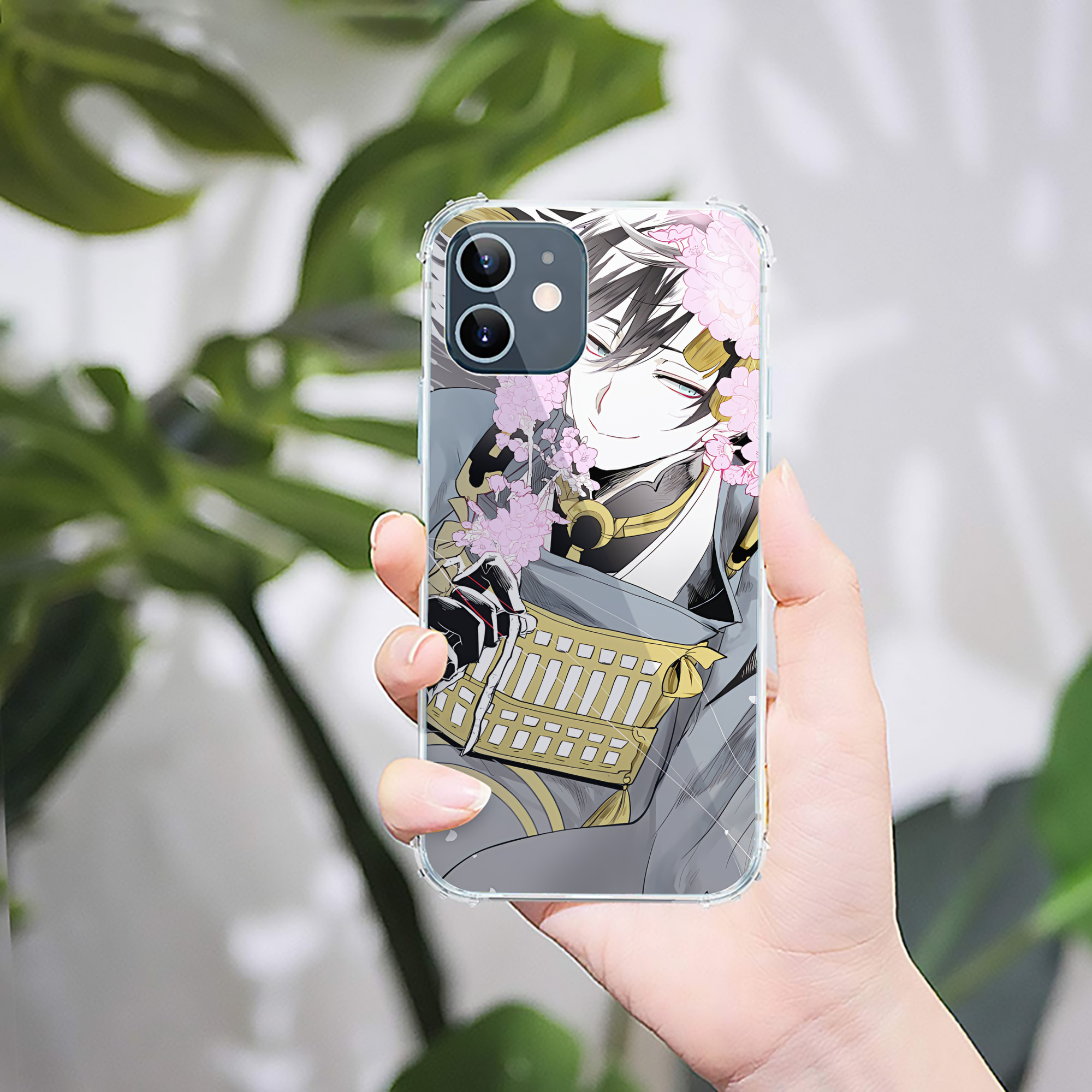 （画像用） 刀剣乱舞 Touken Ranbu 【iPhone 12シリーズ対応】透明スマホケース（クリアソフトケース）